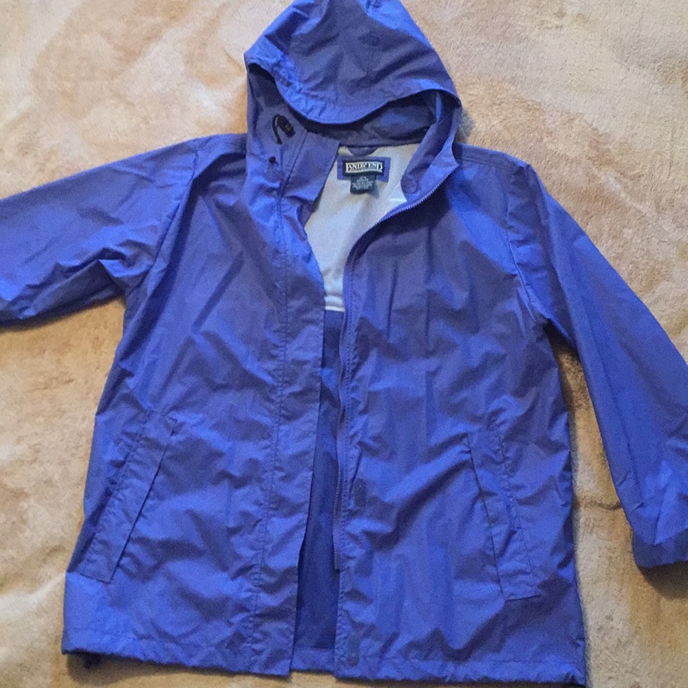 Lands End rain coat